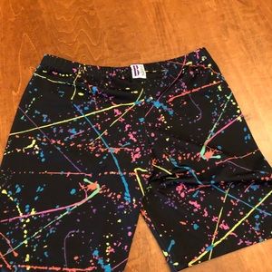 Spandex workout shorts